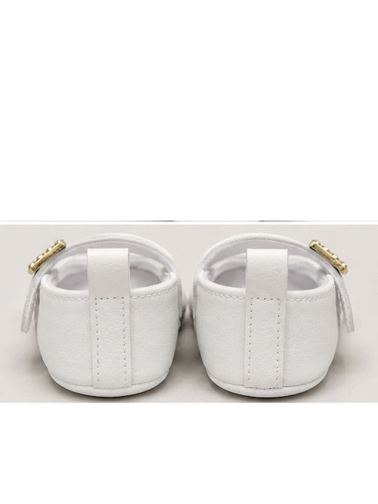 Panino Baby Soft-Sole Pumps White