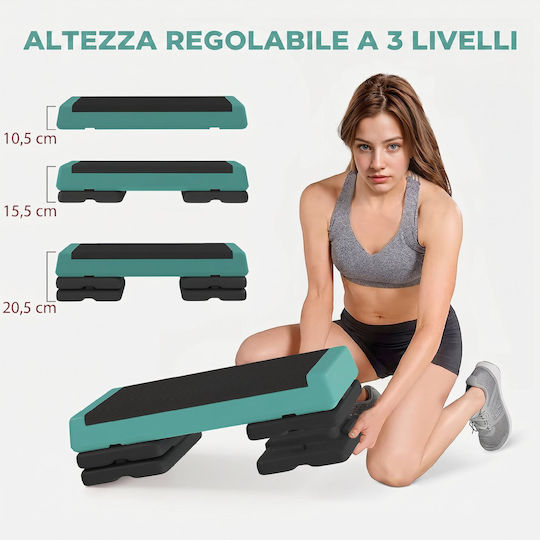 Sportnow Aerobic Stepper με Ρυθμιζόμενο Ύψος
