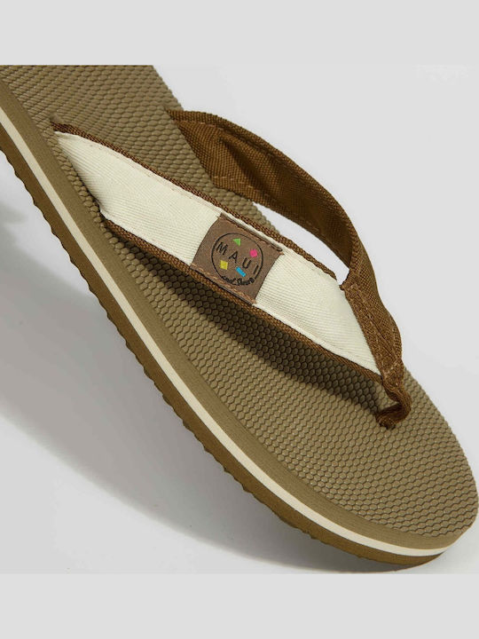 Men's Khaki Flip-Flops