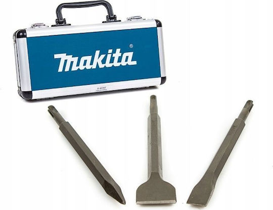 Makita Set Daltă ascuțită & Burghie de daltă 3buc cu Priză SDS Plus