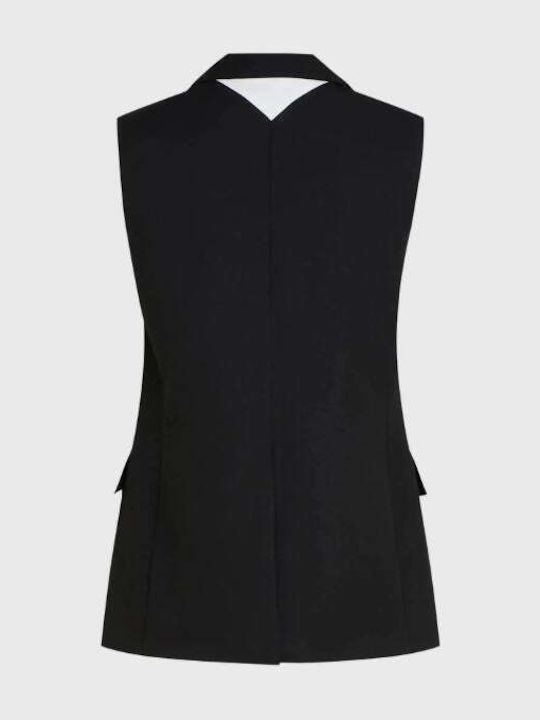 Damen Weste Schwarz