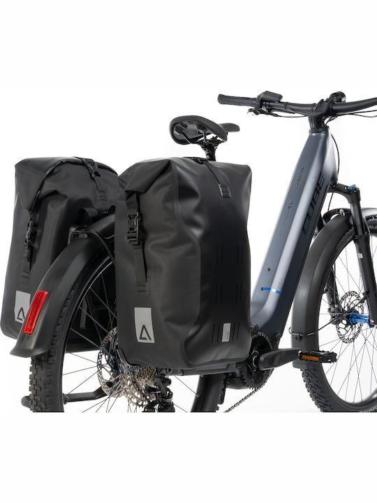 CUBE Pro Geantă Dublă Pentru Portbagajul Bicicletei 20lt Neagră 94272