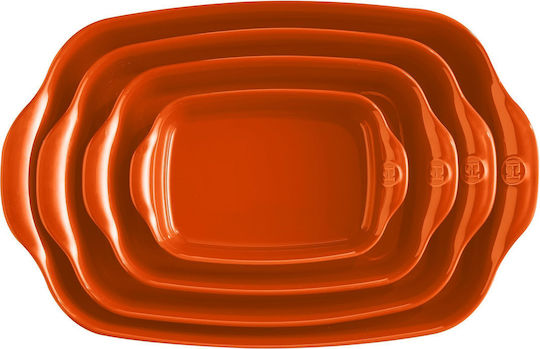 Emile Henry Rectangular Heat-Resistant Cookware Ceramic 30x19cm