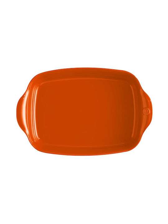 Emile Henry Vas Rectangular Rezistent La Căldură Din Ceramică 42.5x28cm