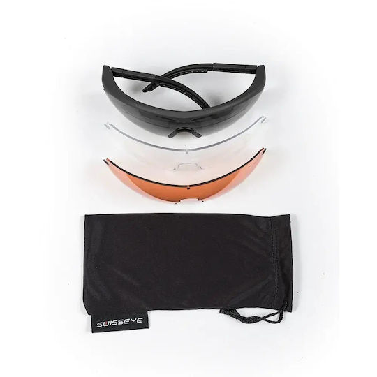 Swiss Eye Shooting Glasses Raptor with Anti-Glare and Anti-Scratch Protection Orange