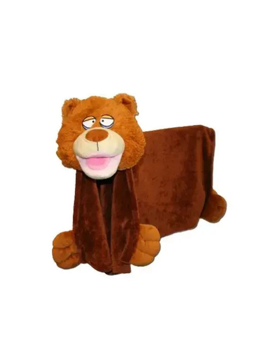 Kinderdecke Cuddle Uppets Braune 100x70cm