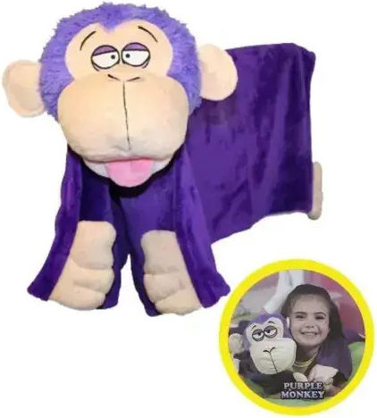 Κουβέρτα Cuddle Uppets Μωβ 100x70εκ.