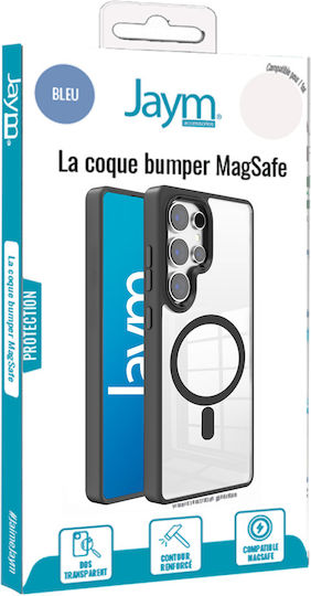 Jaym Bumper Case Galaxy S26 Ultra Magsafe Compatible Reinforced Corners Black Transparent