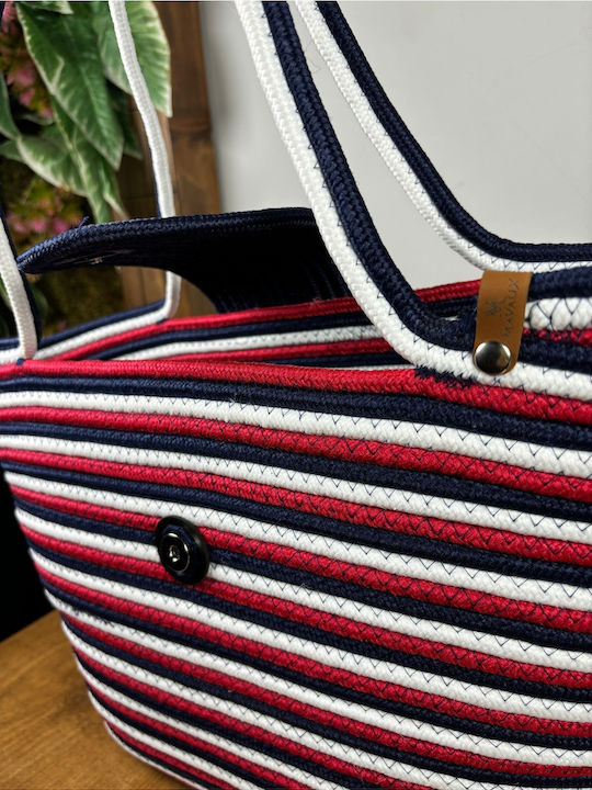 Korbweide Strandtasche Rote