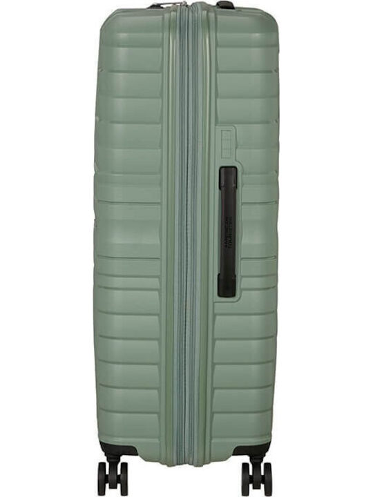 American Tourister Μεγάλη Βαλίτσα Ταξιδίου Σκληρή Botanic Green Ύψους 78εκ.