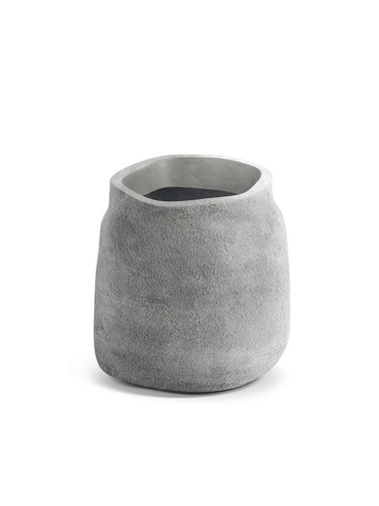Ethick Gray Ceramic Flower Pot 40x40x40cm