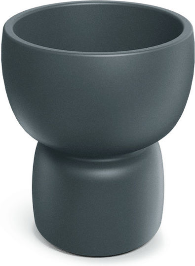 Ethick Keramik Blumentopf Graphit 48x48x55cm