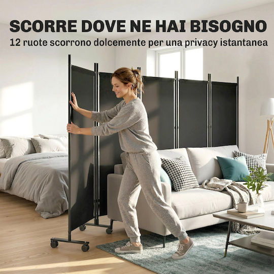 Outsunny Separator Decorativ Din Material Textil
