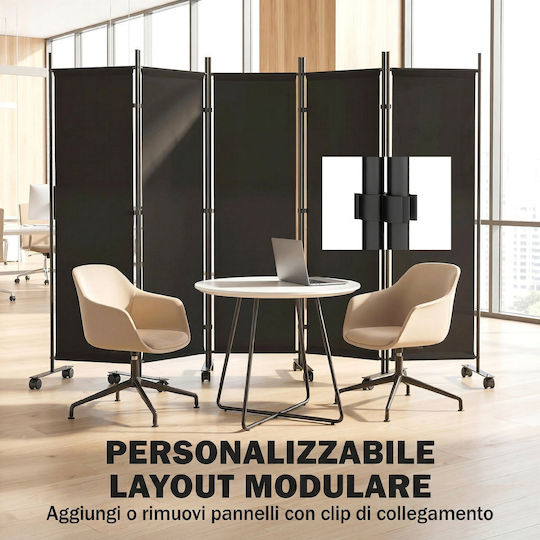 Outsunny Separator Decorativ Din Material Textil