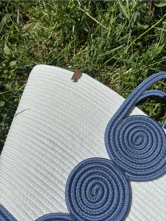 Enpapa Korbweide Strandtasche Lila