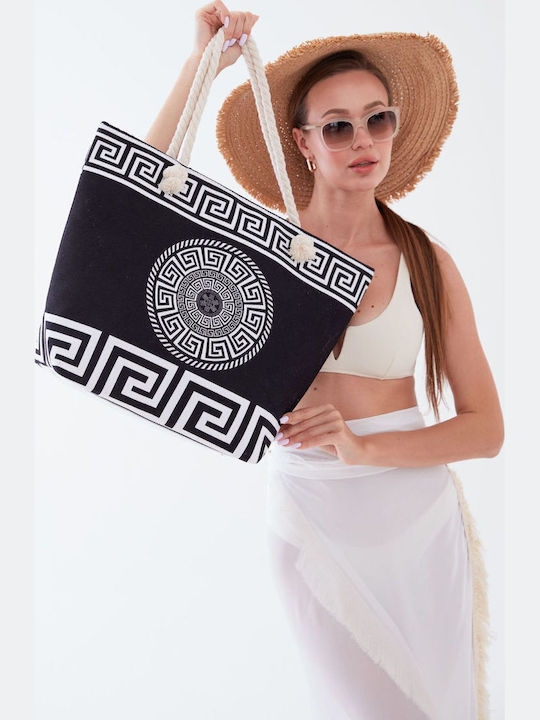 Fabric Black Beach Bag Fabric Black Beach Bag