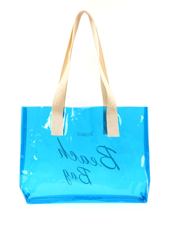 Kunststoff Strandtasche Blau