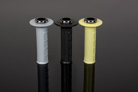Renthal Mx Original Lock-on Soft Grips Half Waffle Color Light Gray