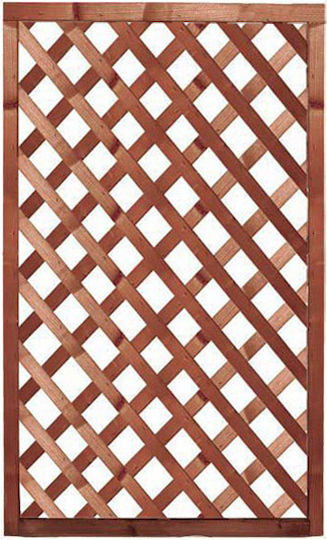 Καφασωτό Κήπου από Ξύλο με Πλέγμα Ρόμβου 90x150cm