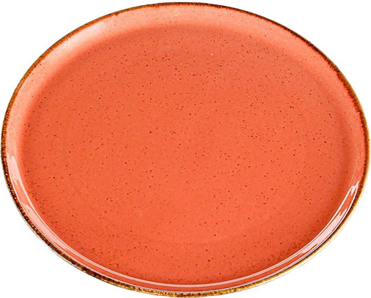 Porland Seasons Shallow Serving Plate Porcelain Orange 32cm