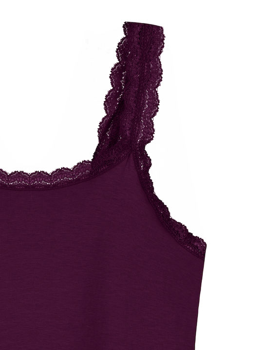 Purple Women's Spaghetti Strap Top Purple Women's Spaghetti Strap Top