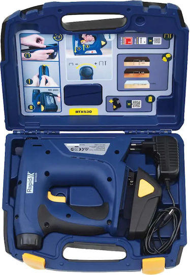 Rapid Battery-Powered 7.2V Electric Staple Gun for Nails and Staples