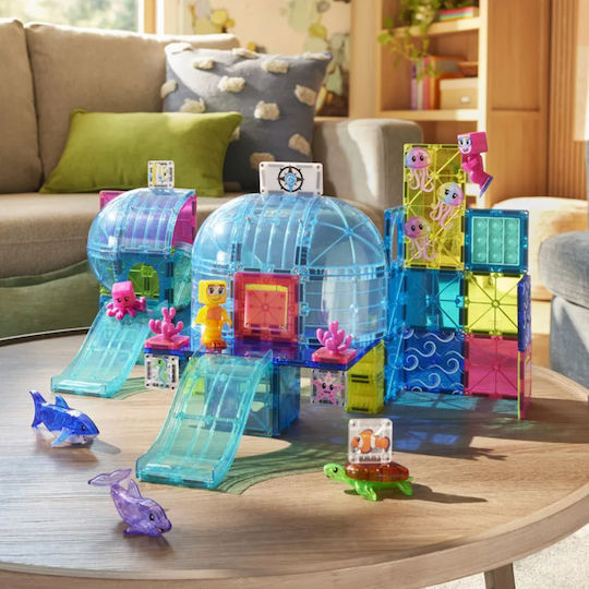 Magna-Tiles Магнитна играчка за строене за деца на 3+ години