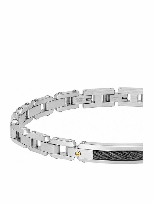 Rosso Amante Men's Bracelet Made of Stainless Steel