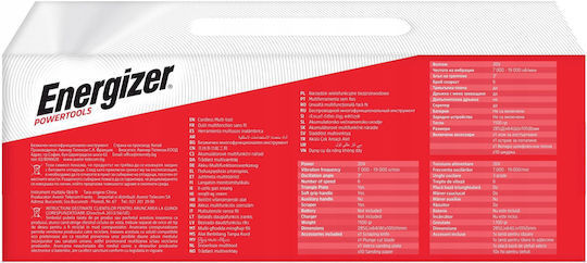 Energizer 3MT08 Παλινδρομικό Πολυεργαλείο 20V με Ρύθμιση Ταχύτητας