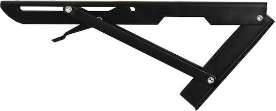 Raft De Colț Pliabil Din Metal În Culoare Neagră 2 Bucăți ZTS8133B