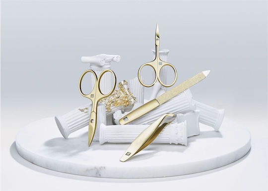 Cuticle Scissors Stainless Steel 90 Mm Gold Zwilling Premium