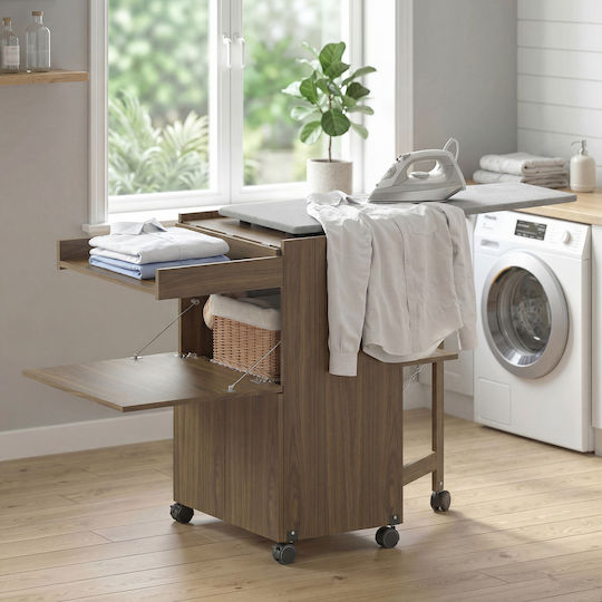HomCom Bügelbrett Für Dampfbügeleisen Zusammenklappbar 83cm