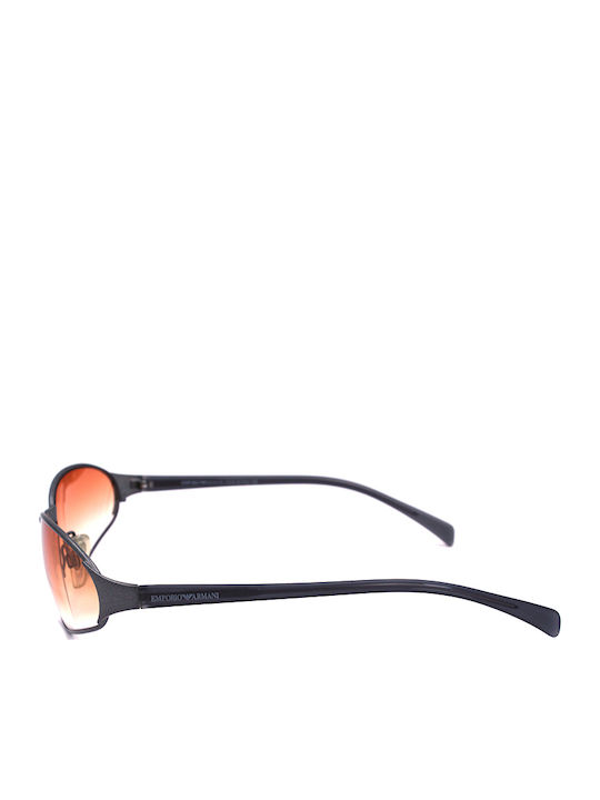 Emporio Armani Unisex Sunglasses with Silver Frame and Silver Lens 59-17-128