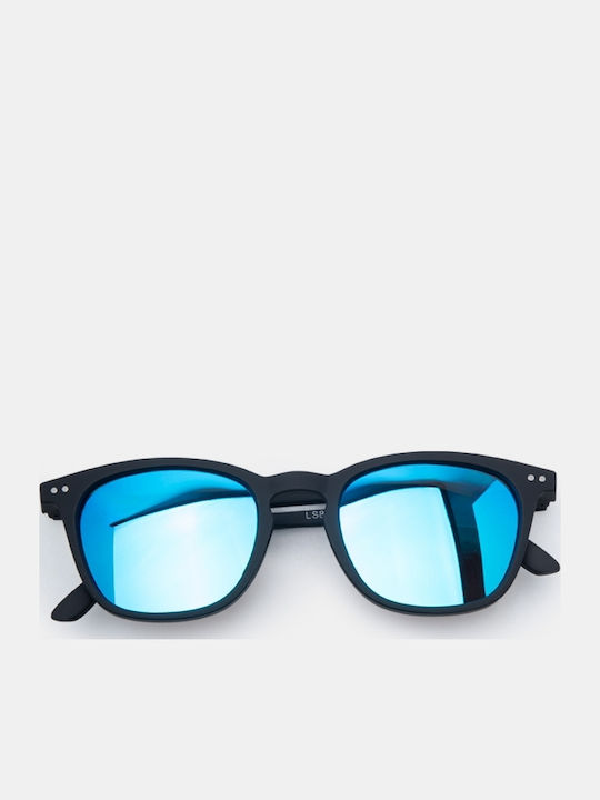 Luigi Light Blue Sunglasses With Frame Luigi Light Blue Sunglasses With Frame