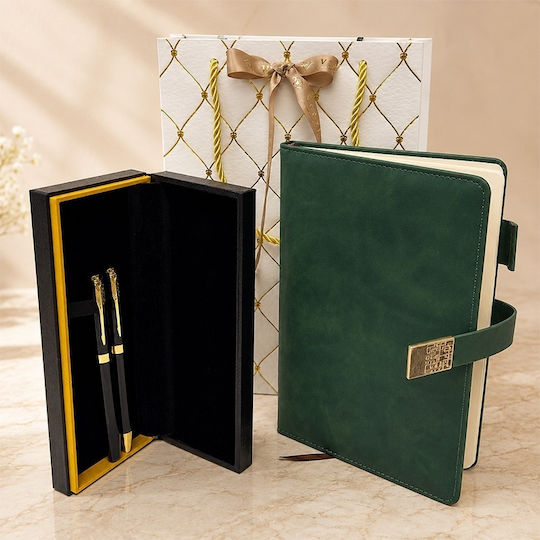 Velve Set de birou cu notepad și stilou 3 bucăți
