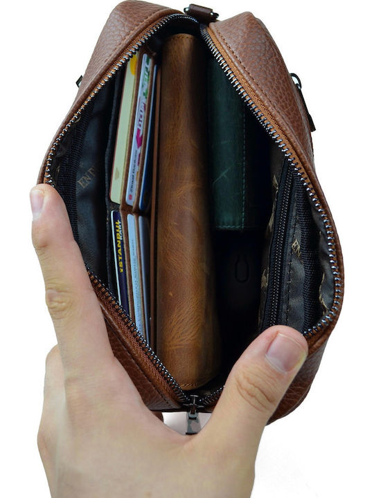 Herrenbrieftasche Reise Orange