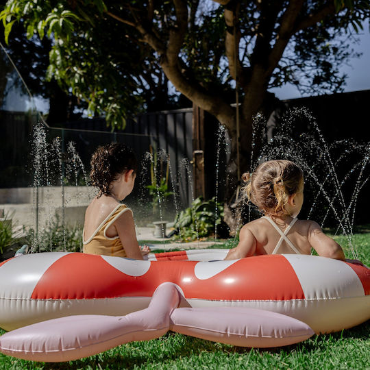 Sunnylife Kinder-Inflatable Pool-Luftmatratze mit Glitzer Orange