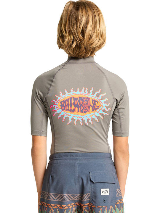 Billabong Kids Swimwear Rashguard Pewter