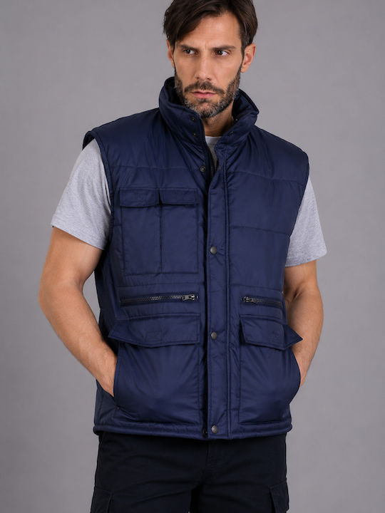 Adiavroxo (Work Aprons & Sleeves) Ανδρικό Γιλέκο Εργασίας Αδιάβροχο Μπλε Adiavroxo (Work Aprons & Sleeves) Ανδρικό Γιλέκο Εργασίας Αδιάβροχο Μπλε