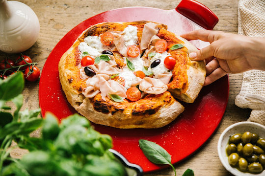 Emile Henry Backblech Pizza Keramik