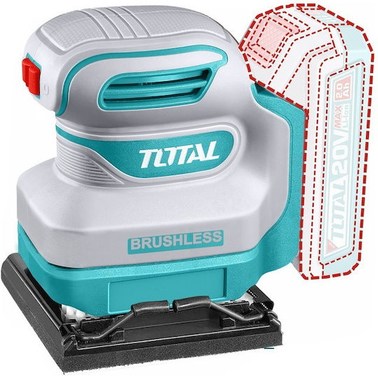 Total TSHSLI2024 Palm Pulse Sander 20V Solo