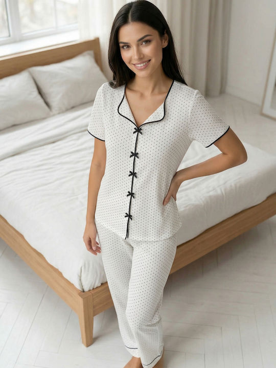 Summer Women's Pyjama Set Bows