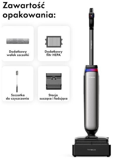 Tineco Floor One S9 Artist Steam Pro Rechargeable Stick Vacuum 25.2V Grey