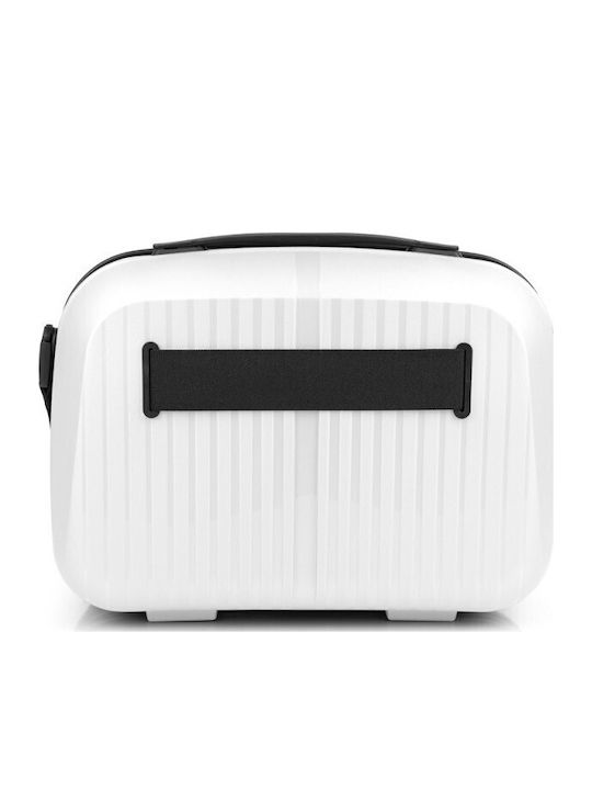 Gabol 123912 Eco Leichtes Kosmetiktasche Reisehülle – Weißer Organizer Beauty Case & Sicheres Weiß