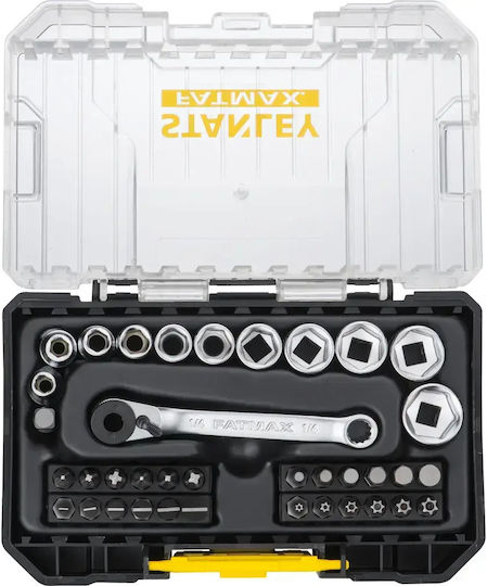 Stanley Ratschen- und Steckschlüssel-Set 1/4" 37 Stück