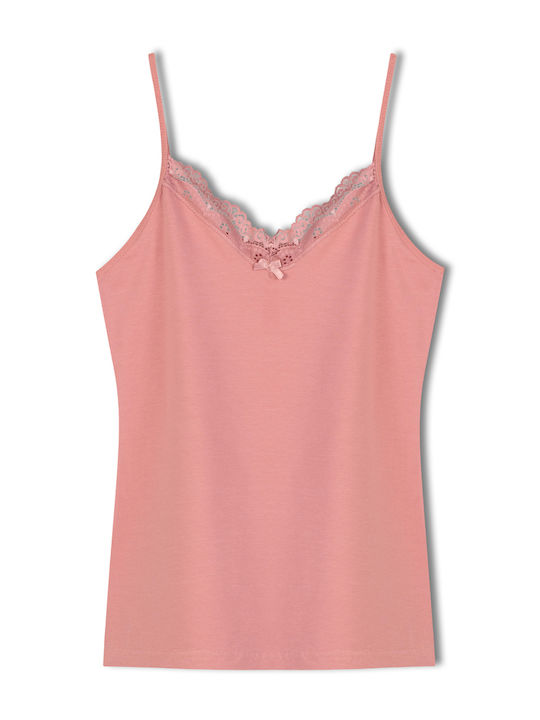 Sleeveless Pink Women's Undershirt