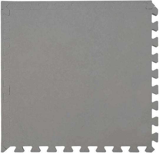 vidaXL Saltea de Gimnastică Pilates Gri (60x60x1cm)