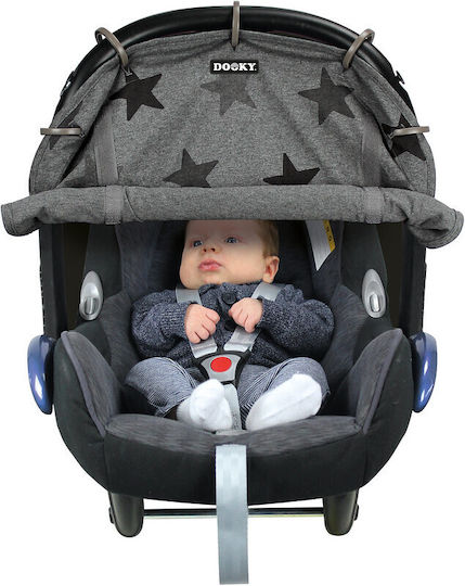 Dooky Sonnenschirm Kinderwagen Grau