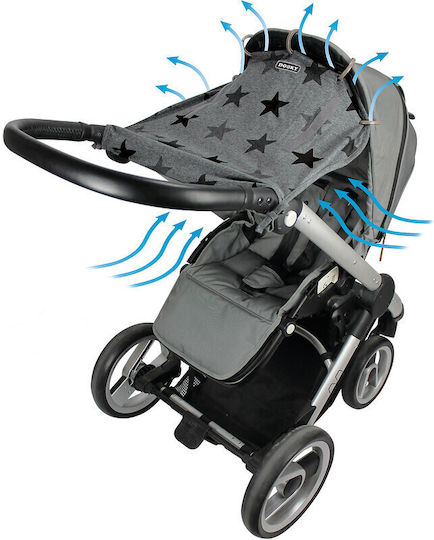 Dooky Sonnenschirm Kinderwagen Grau