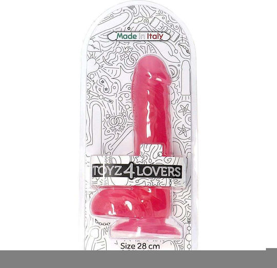 Toyz4lovers Реалистично Дилдо с тестиси и Смукателна Чашка Прозрачен